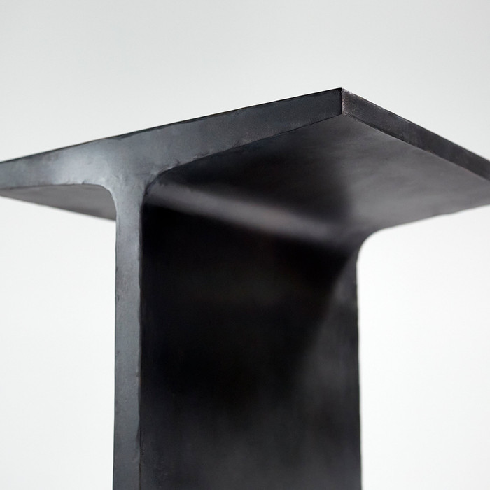 Anvil Side Table in Black by Cyan Design