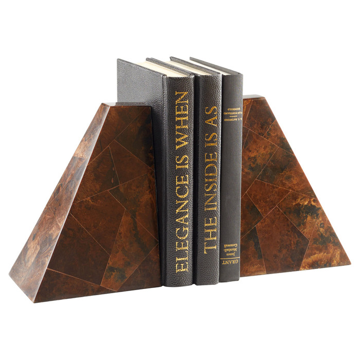 Taurus Bookends in Brown by Cyan Design