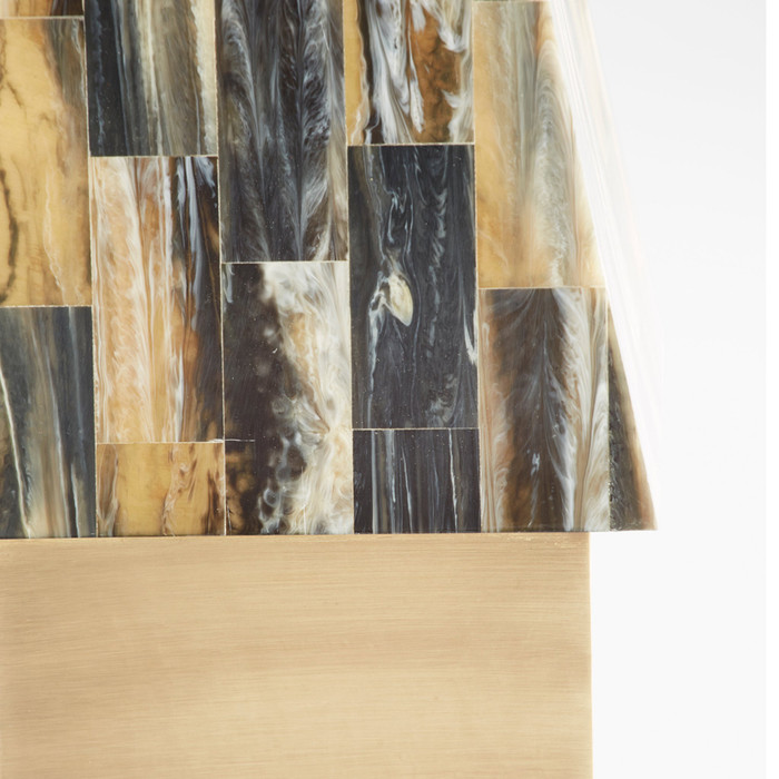 Large Cairo Spire in Horn by Cyan Design