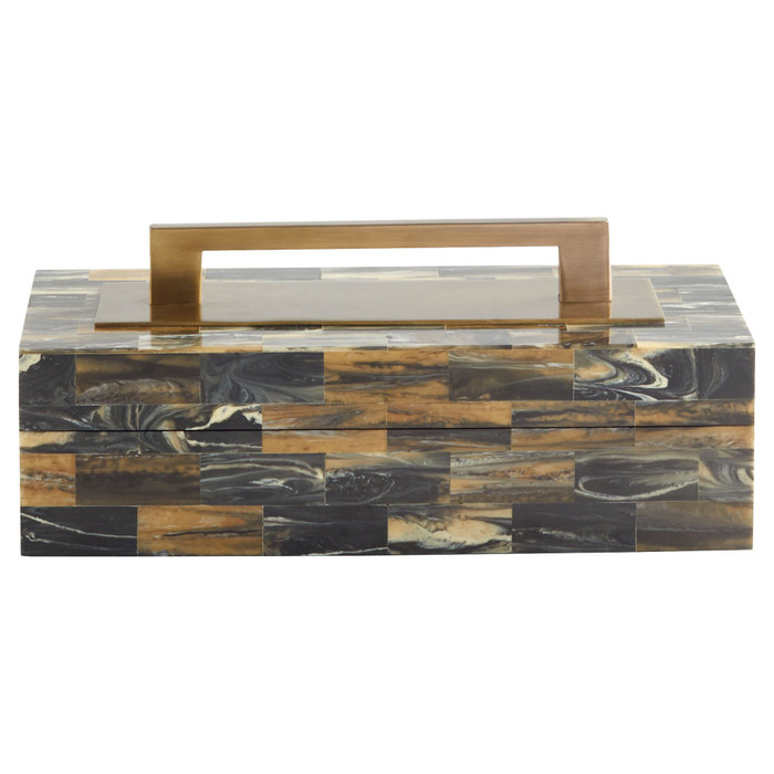 Cairo Box in Horn by Cyan Design