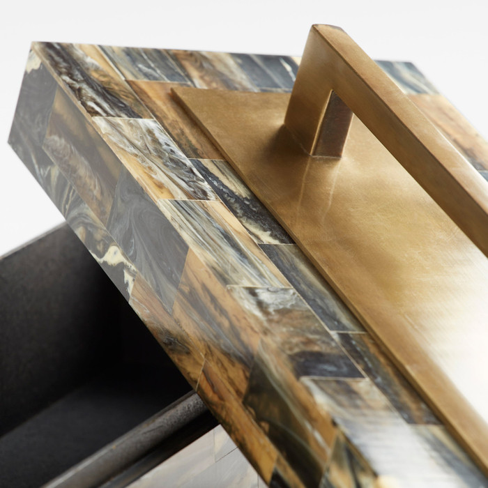 Cairo Box in Horn by Cyan Design