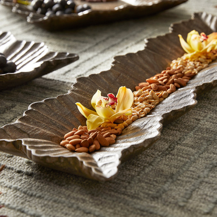 Rectangle Lorenza Tray in Brown by Cyan Design