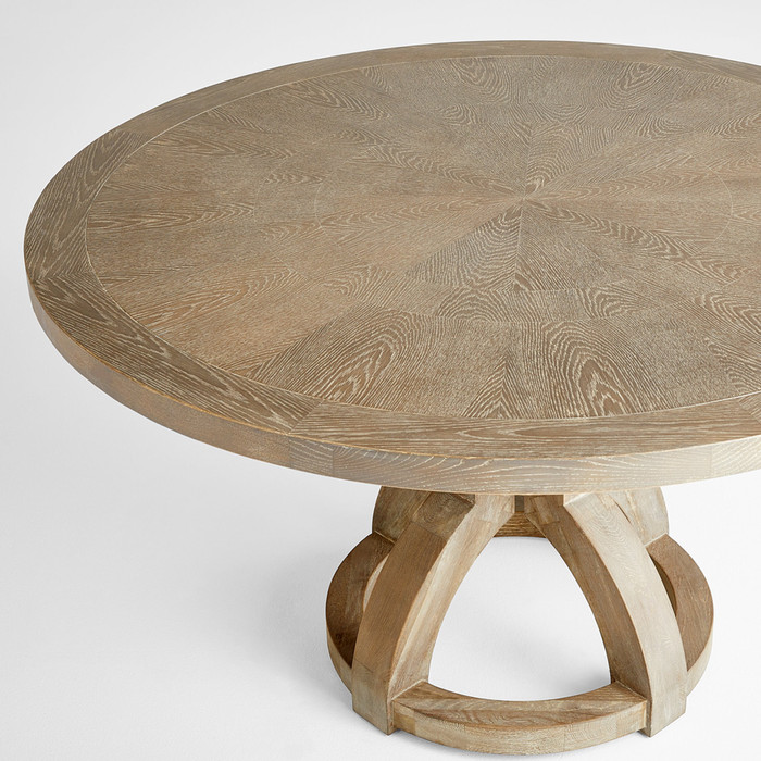 Zeno Dining Table in Grey by Cyan Design
