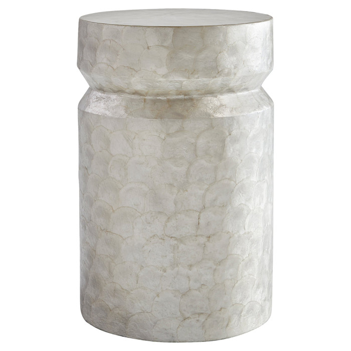 Triton Side Table Designed by J Kent Martin in Taupe by Cyan Design