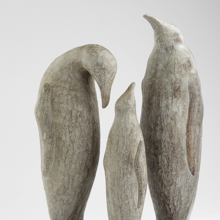 Large Penguin Sculpture in Grey by Cyan Design