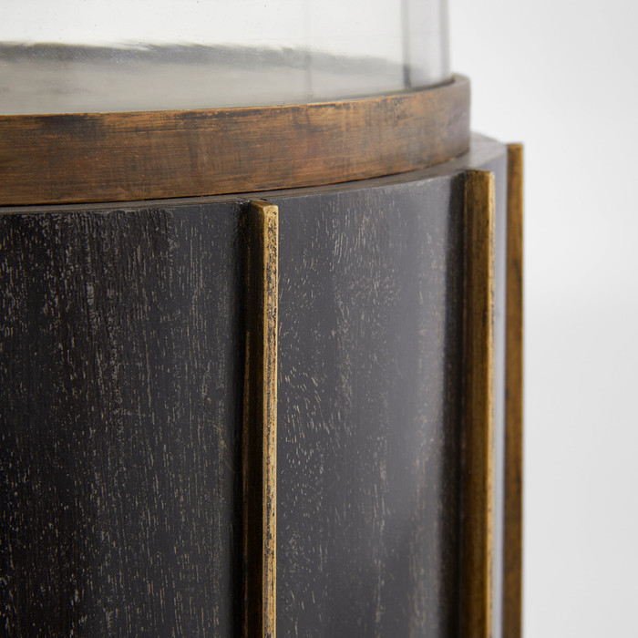 Small Reed Hurricane in Dark Brushed Mango by Cyan Design