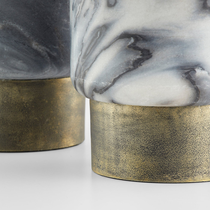 Tall Roma Vase Designed by J Kent Martin in Grey by Cyan Design