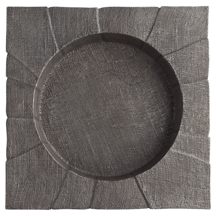 Large Baxter Tray in Antique Pewter by Cyan Design