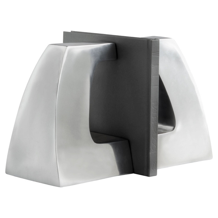 Apostrophe Bookends in Polished Aluminum by Cyan Design