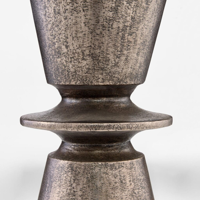 Clepsydra Accent Table in Antique Nickel by Cyan Design