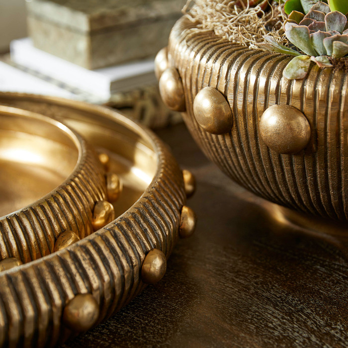 Small Batten Tray Designed by J Kent Martin in Antique Brass by Cyan Design