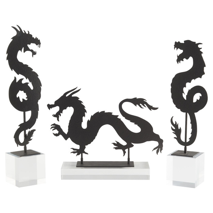 Short Shenron Dragon in Black by Cyan Design