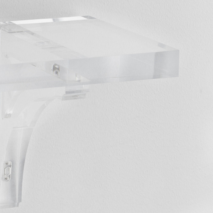 Glacier Wall Shelf in Clear by Cyan Design