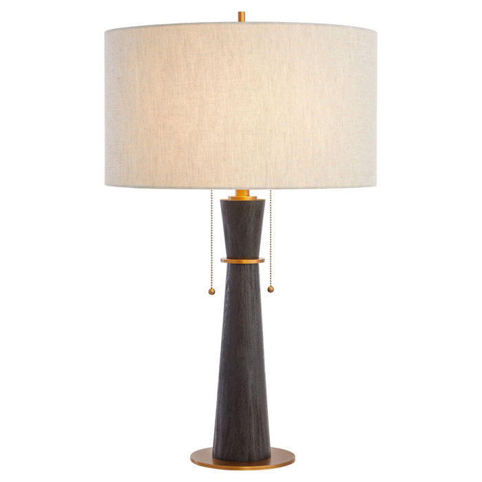 Cyan Design – Wright Table Lamp Designed by J Kent Martin in Black & Brass