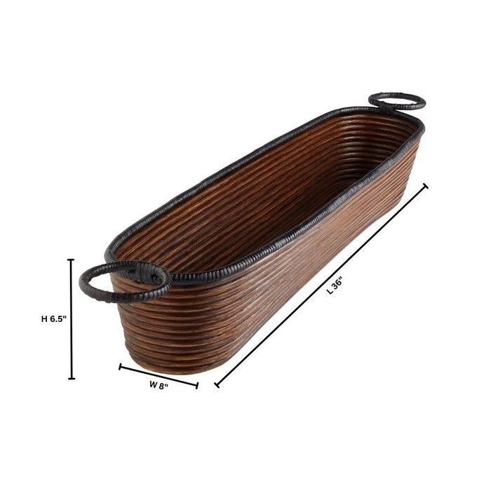 Papeete Vessel in Brown by Cyan Design