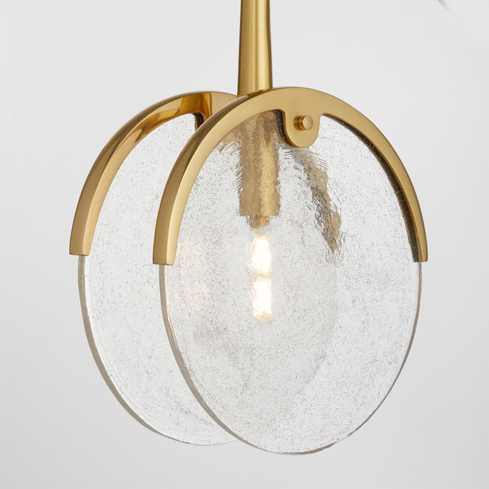 Alton 1-Light Pendant in Aged Brass by Cyan Design