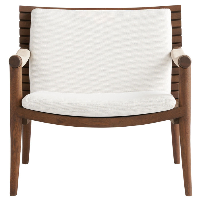 Acqua Chair in Off-White Geometric Weave