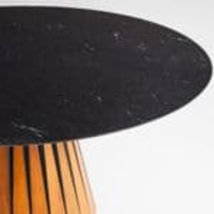 Bourbon Dining Table in Black Medium Brown by Cyan Design