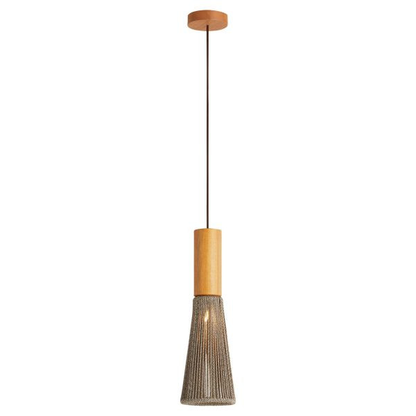 Medium Orla Pendant Light in Brown by Cyan Design