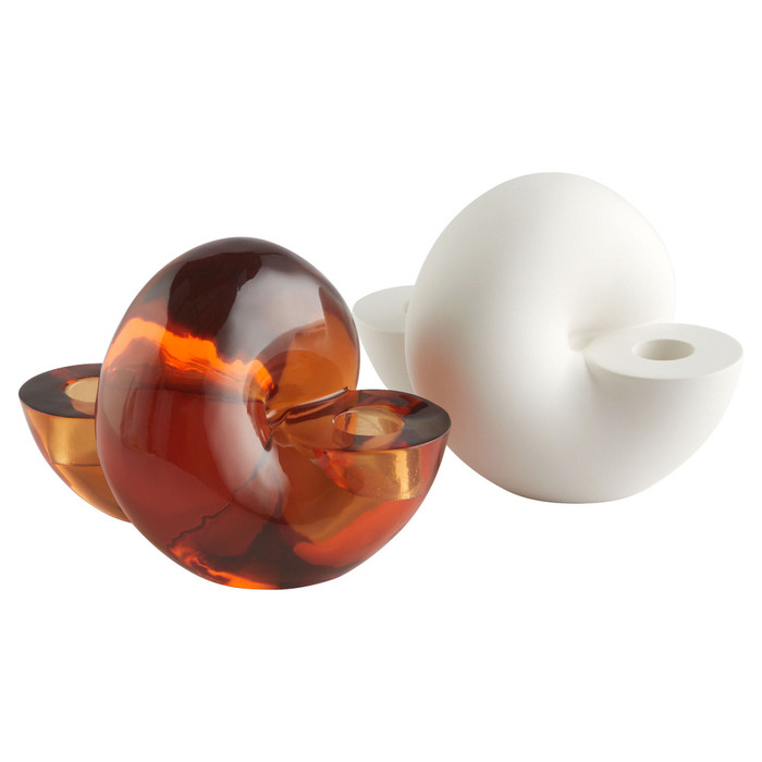 Candle Knot Candleholder Designed by Thom Filicia in Bronze Color by Cyan Design