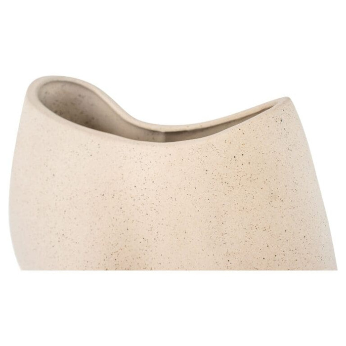 Organic Pinched Bowl Designed by Thom Filicia in Grainy White by Cyan Design
