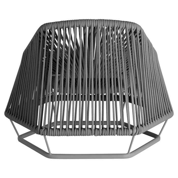 Hexagon Chair in Grey by Cyan Design