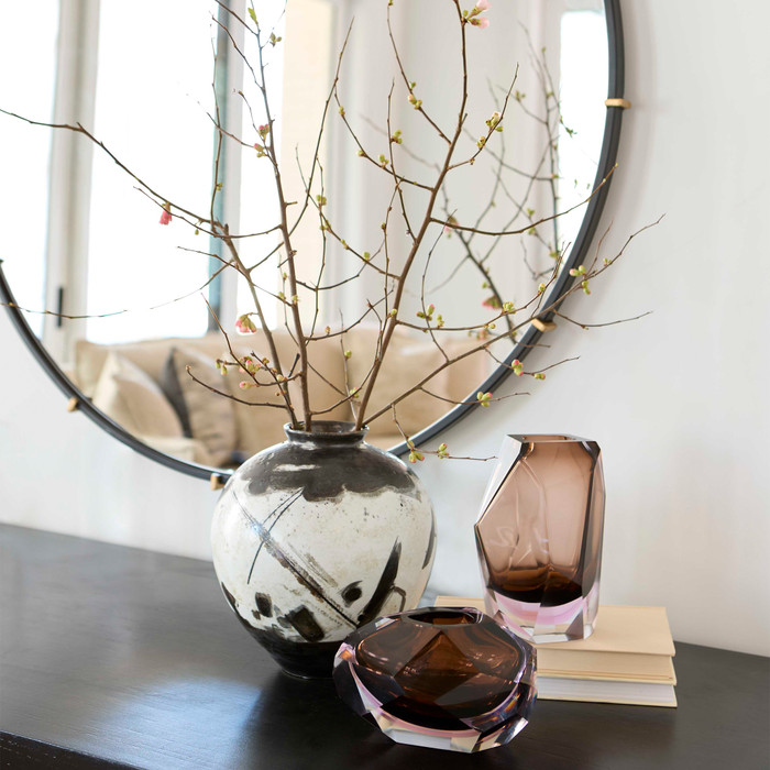 Tall Macallen Vase in Whiskey by Cyan Design