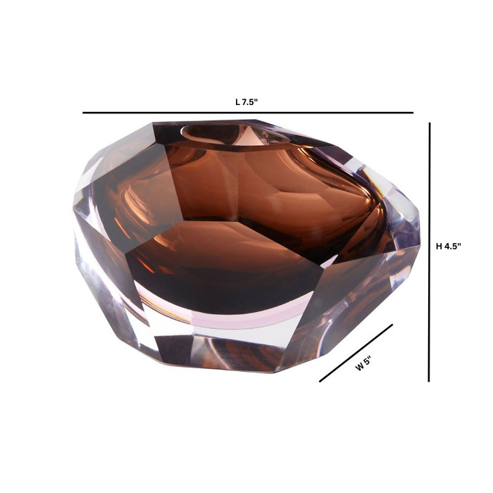 Wide Macallen Vase in Whiskey by Cyan Design