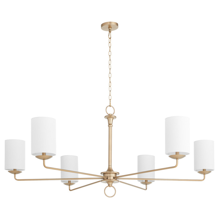 Large Ginevra Chandelier in Aged Brass by Cyan Design