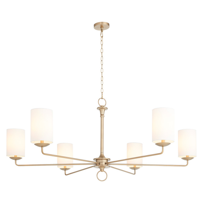 Large Ginevra Chandelier in Aged Brass by Cyan Design