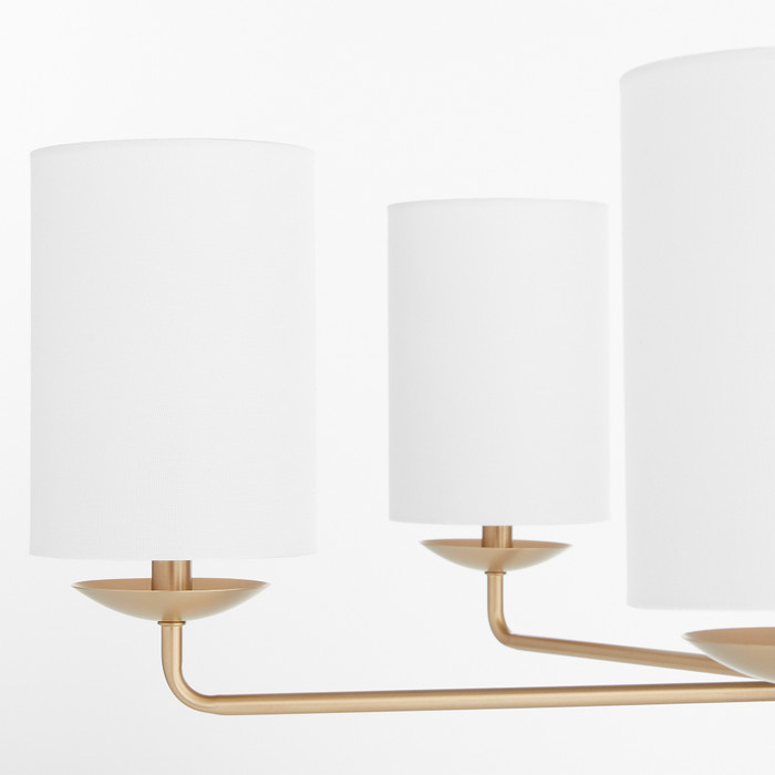 Small Ginevra Chandelier in Aged Brass by Cyan Design