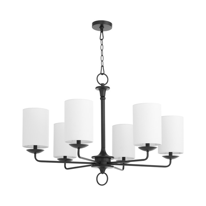 Small Ginevra Chandelier in Black by Cyan Design