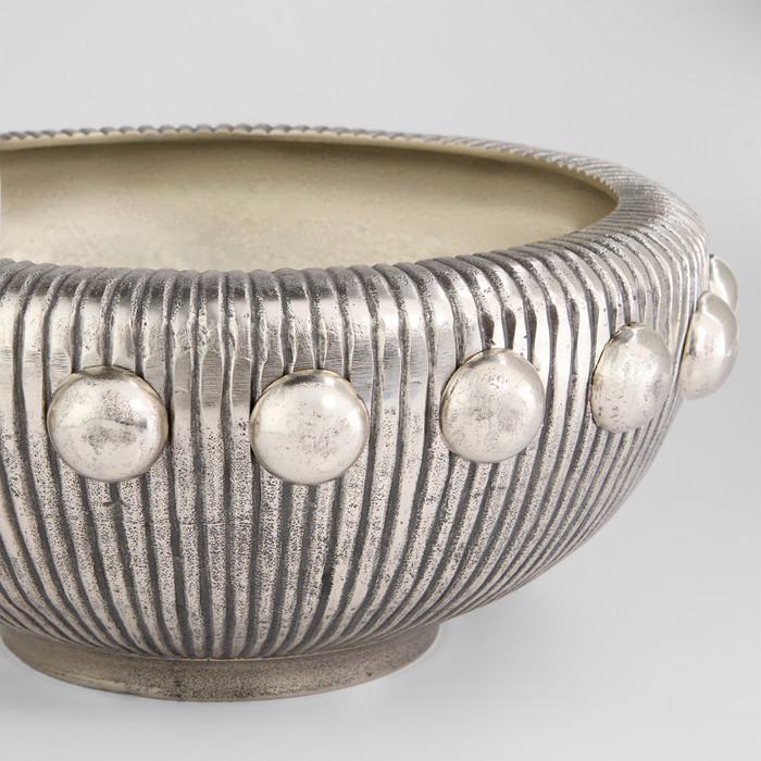 Batten Bowl Designed by J Kent Martin in Antique Nickel by Cyan Design