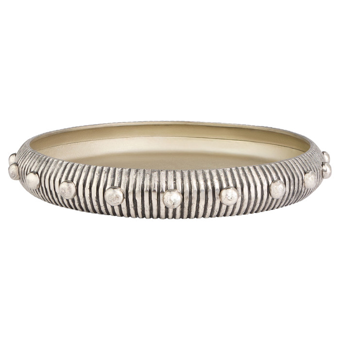 Large Batten Tray Designed by J Kent Martin in Antique Nickel by Cyan Design