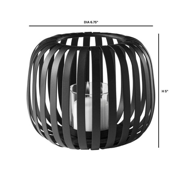 Small Liny Hurricane in Black by Cyan Design