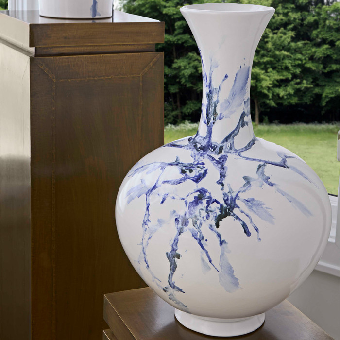 Large Anatolia Pedestal Designed by J Kent Martin in Antique Brass by Cyan Design