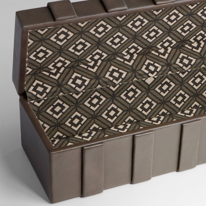 Drake Box Designed by J Kent Martin in Smoke Grey by Cyan Design