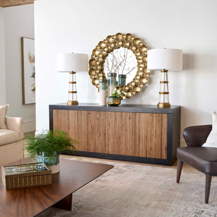 Medium Folded Vase Designed by Seth Vaughn in Cascade Sage by Cyan Design