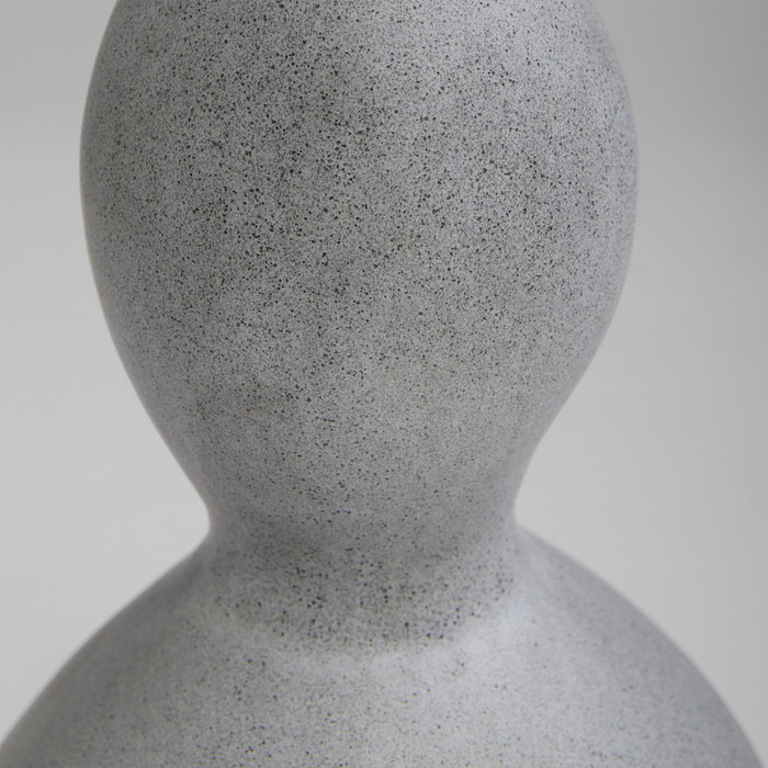 Medium Calabaza Vase Designed by Seth Vaughn in Grey by Cyan Design