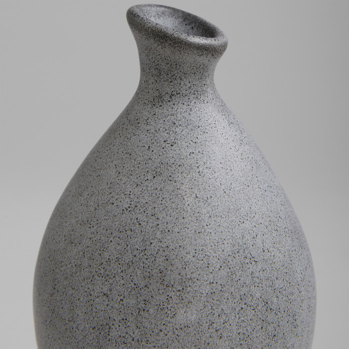 Medium Calabaza Vase Designed by Seth Vaughn in Grey by Cyan Design