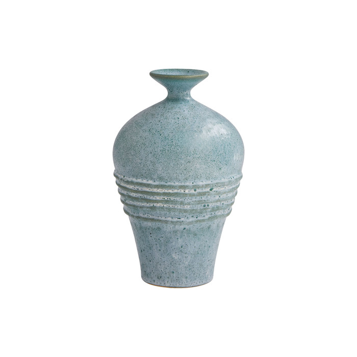 Small Ribbon Vase Designed by Seth Vaughn in Moonstone by Cyan Design