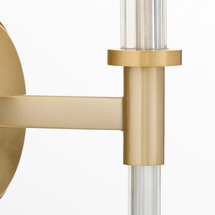 Hightower 1 Light Wall Sconce in Aged Brass by Cyan Design