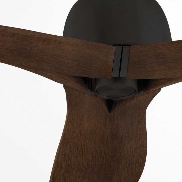 Walnut Bora Bora 62″ Ceiling Fan in Black by Cyan Design