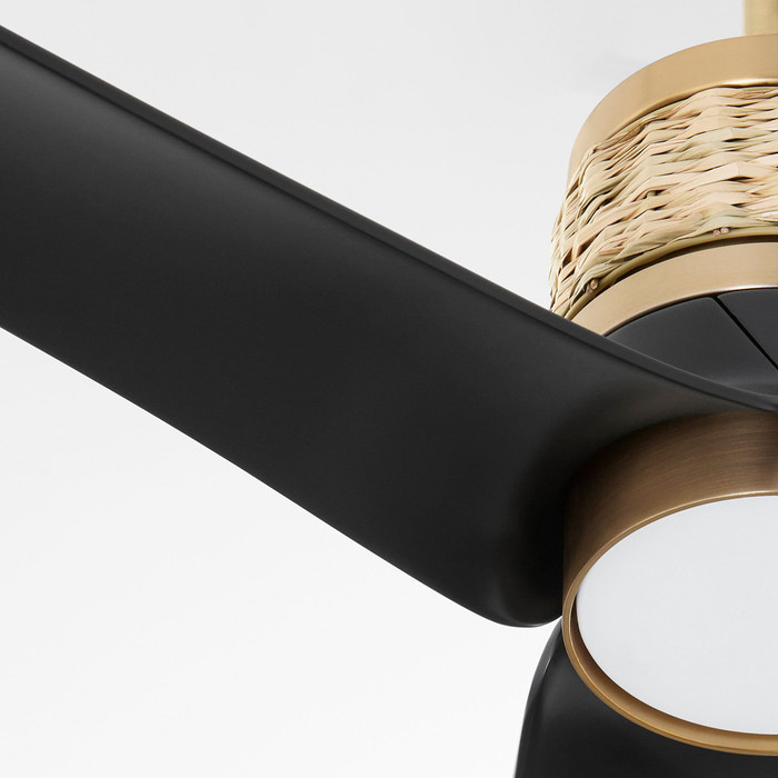 62″ Levant Ceiling Fan in Aged Brass by Cyan Design