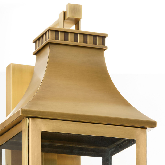 Salem 3 Light Wall Mount in Heritage Brass by Cyan Design