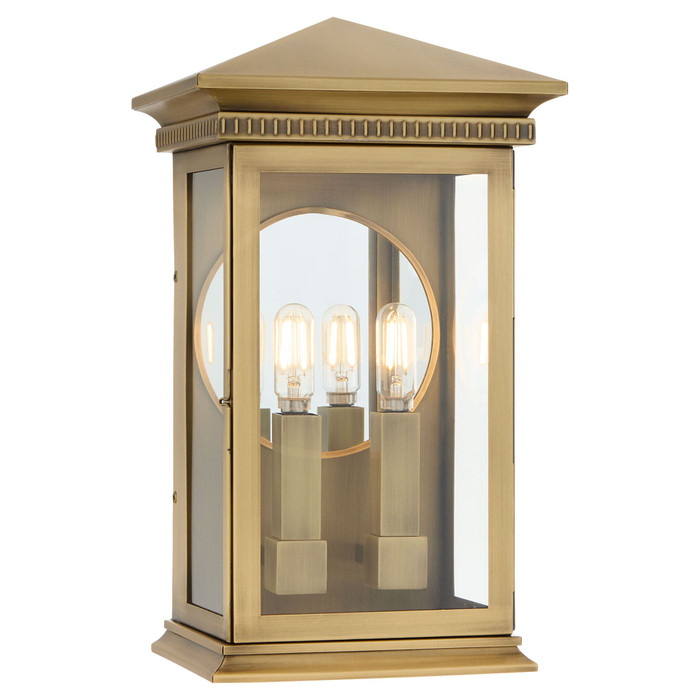 Guilford 2 Light Wall Mount in Heritage Brass by Cyan Design
