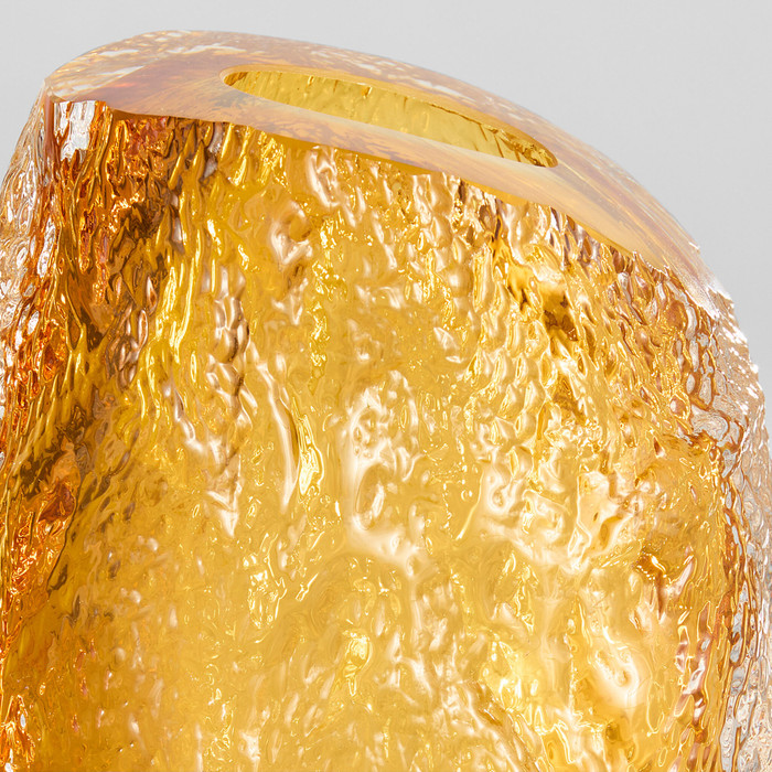 Small Baltic Vase in Amber Clear by Cyan Design