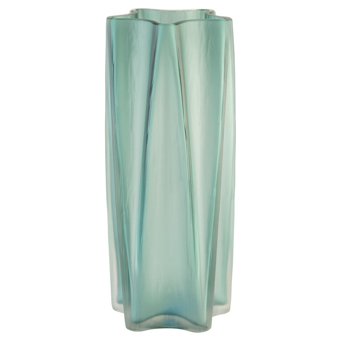 Large Hoku Vase in Green by Cyan Design