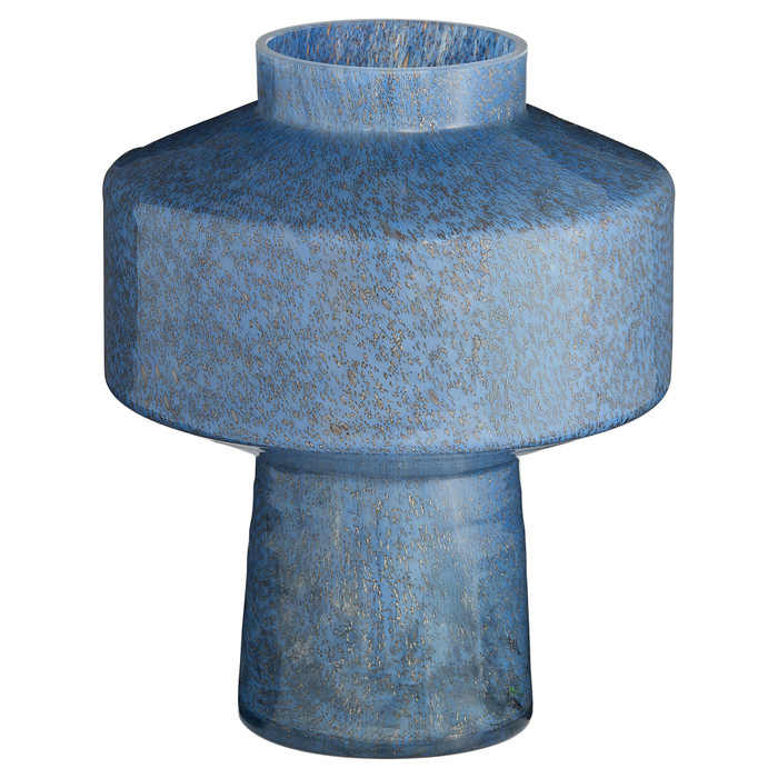 Small Sanibel Vase in Blue by Cyan Design