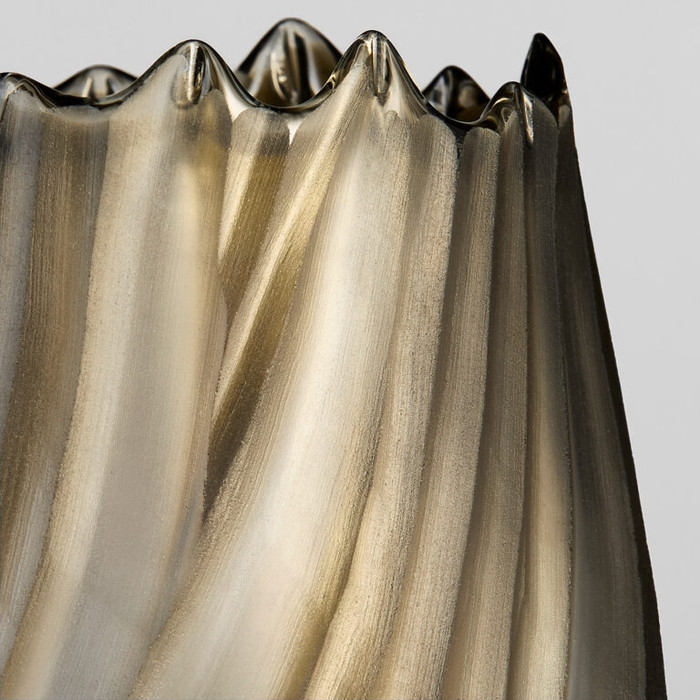 Small Seagrass Vase in Olive by Cyan Design